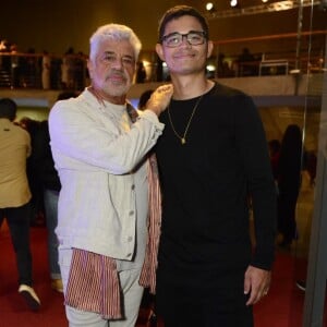 Caetano Veloso 80 anos: Lulu Santos e o marido, Clebson Teixeira, assistiram ao show do cantor no Rio de Janeiro