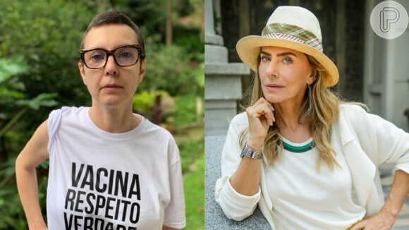 Maitê Proença e Adriana Calcanhotto: o auge da exposição foi uma declaração da atriz dada justamente no final de junho