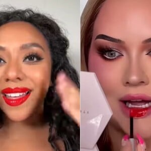 Influenciadoras de moda de vários países fizeram vídeos surpresas com o efeito inovador do batom Atomic Shake Long Lasting Liquid Lipstick