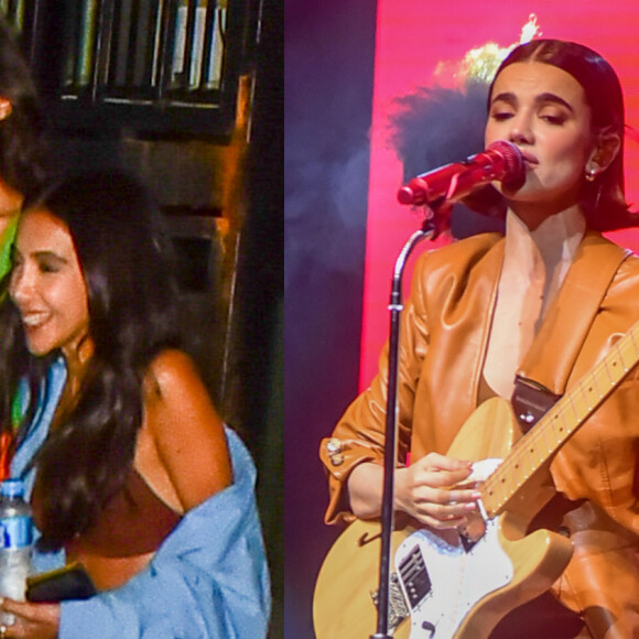 Bruna Marquezine curtiu show de Manu Gavassi sem Xolo Maridueña
