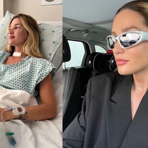 Ex-BBB Aline Gotschalg volta ao trabalho após diagnóstico de câncer na tireoide: 'Feliz'
 