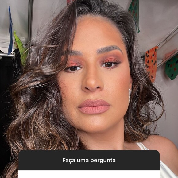 Simone se mostrou tranquila para a nova fase da carreira