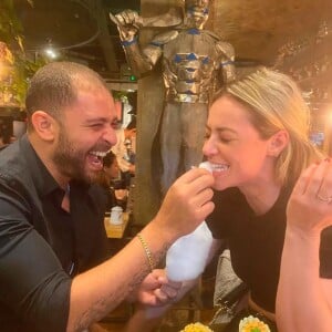 Paolla Oliveira e Diogo Nogueira: 'Quanta beleza! Meu casal perfeito!', elogiou uma fã