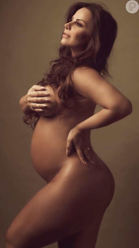 Viviane Araújo ganhou 14 kg com a gravidez