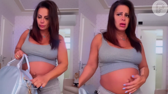 Viviane Araujo está na reta final da gravidez e, prestes a completar 40 semanas de gestação, tem dividido com os fãs a ansiedade pela chegada de Joaquim