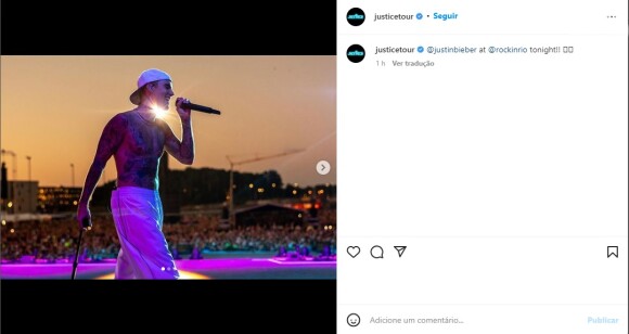 Equipe de Justin Bieber confirmou o show no festival