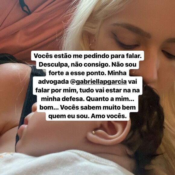 Karoline Lima desabafou em seu Instagram