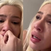Karoline Lima chora e preocupa web em vídeo após ser alvo do ex-namorado, o jogador Éder Militão, na Justiça
