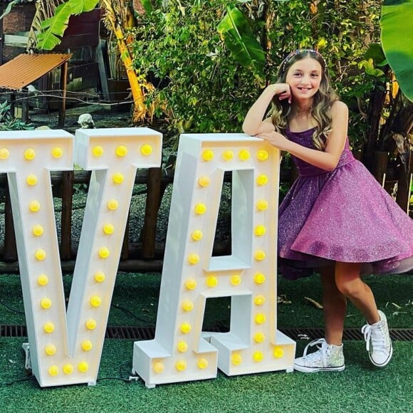 Filha de Angélica e Luciano Huck, Eva completou 10 anos