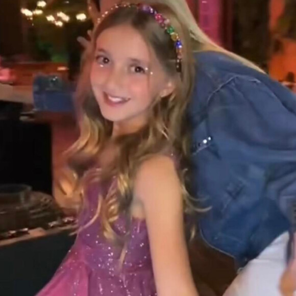 Filha de Angélica e Luciano Huck, Eva comemorou os 10 anos