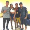 Neymar curtiu a festa M.I.S.S.A ao lado de Gabriel Medina e do amigo Biel Maciel