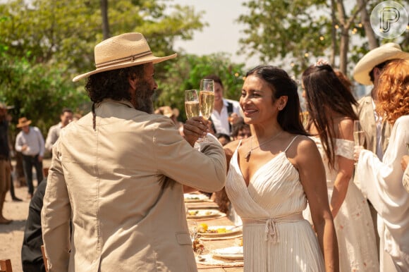 "Pantanal": Filó (Dira Paes) e José Leôncio (Marcos Palmeira) vão se casar no último capítulo da novela