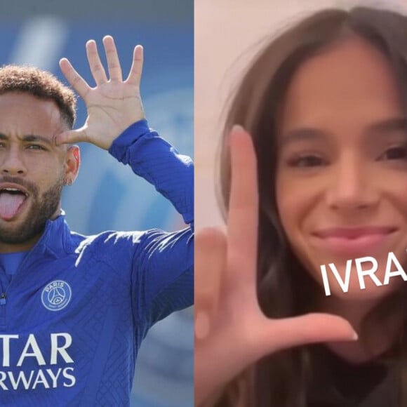 Bruna Marquezine declarou apoio a Lula e Neymar foi às redes sociais revelar seu apoio à reeleição de Bolsonaro