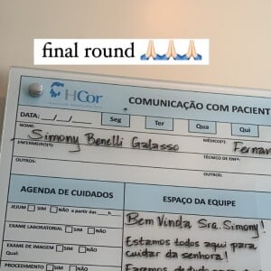 "Guerreira te amo mto", declarou Felipe para Simony