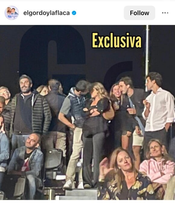O primeiro flagra de Gerard Piqué e Clara Chía aconteceu em um show na Espanha