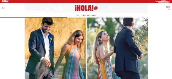 Gerard Piqué não tem mais escondido o romance com Clara Chía desde que o divórcio de Shakira foi confirmado