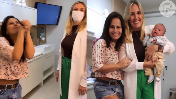 Viviane Araujo recebeu notícia surpreendente da médica 1 mês após dar à luz