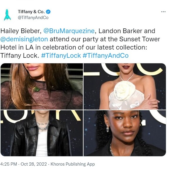 Bruna Marquezine foi citada ao lado de outras personalidades nas redes sociais da grife