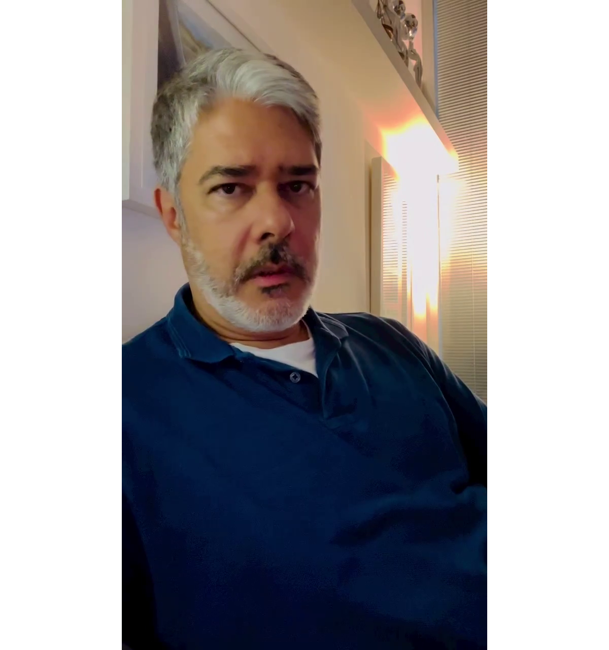 Foto: William Bonner foi enaltecido na web por vídeo divertido: ‘Nasce