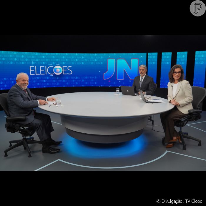 William Bonner e Renata Vasconcellos comandaram a sabatina com os