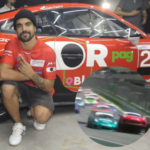 Caio Castro se envolveu em acidente em corrida na Porsche Cup