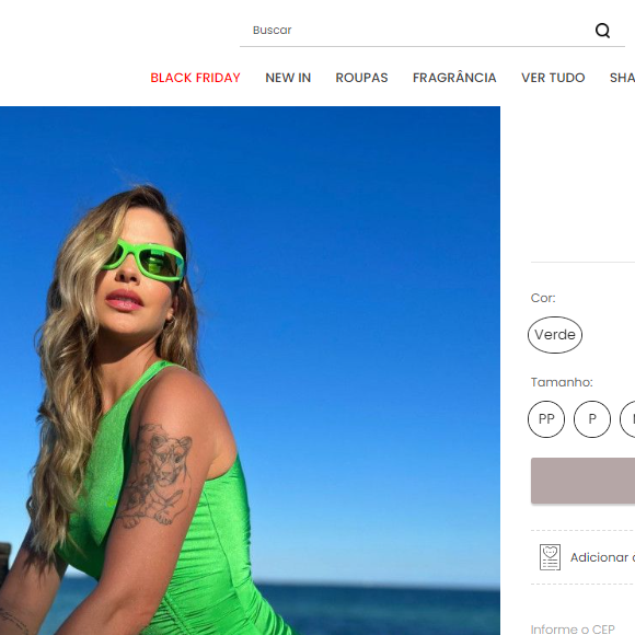 Vestido verde de Andressa Suita é da marca Cloude e custa R$ 712,80