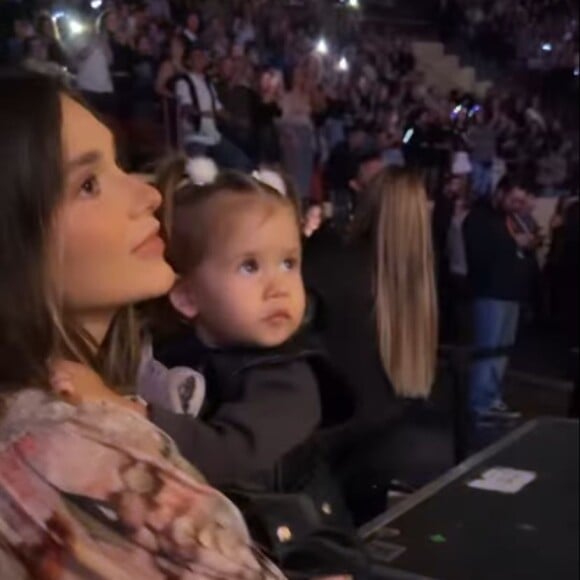 Virgínia Fonseca curte show de Zé Felipe com a filha, Maria Alice