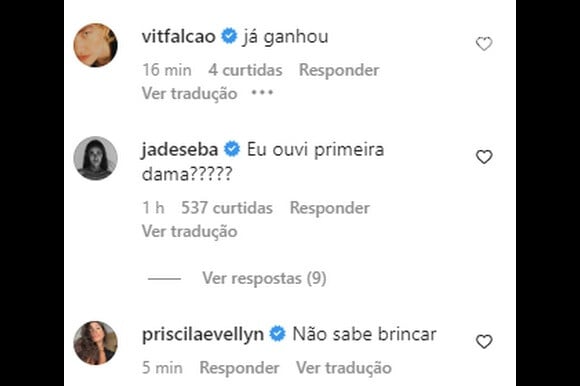 Seguidores de Julia comemoram o fato dela trazer sorte à Seleção