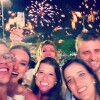 José Loreto e Débora Nascimento passaram o Réveillon no Copacabana Palace e posaram com amigos na hora dos fogos. 'Foto de réveillon tem que ser ruim msm... Feliz 2015!!!'
