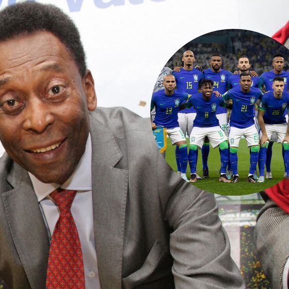 Pelé manda recado aos jogadores da seleção brasileira momentos antes do jogo contra a Coreia