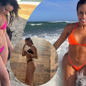 Verão, pode vir! Larissa Manoela, Isis Valverde e mais famosas tiram biquíni do armário e mostram trends