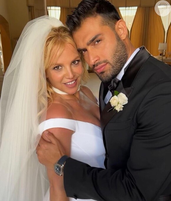 Mas seu marido, Sam Asghari, se mostrou incomodado com as críticas que a princesa do pop vem sofrendo.