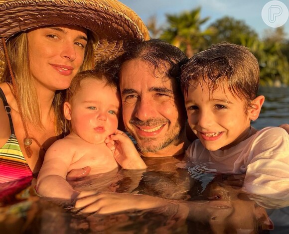 Rafa Brites é casada com Felipe Andreoli, com quem tem dois filhos