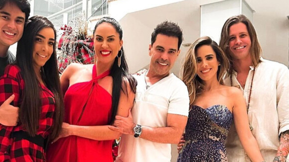 Natal de Zezé Di Camargo e Graciele Lacerda tem presença de Wanessa com Dado Dolabella. Foto da família!