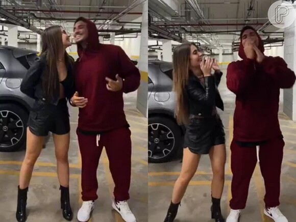 Rumor de romance entre Jade Picon e Gabriel Medina começou após vídeo divertido dos dois no Tik Tok