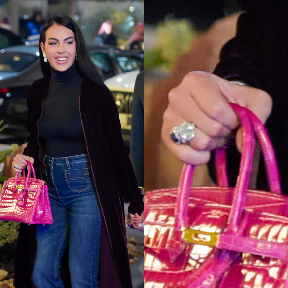 Joia luxuosa rouba a cena em look de Georgina Rodriguez para estreia de Cristiano Ronaldo no Al-Nassr