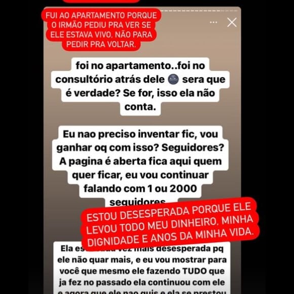 Recentemente, Lara Nesteruk contou que procurou Neto Dourado após o divórcio