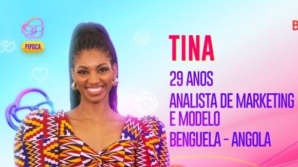 'BBB 23': Tina é angolana e se diz pronta para o desafio do reality: 'Estou para o jogo'