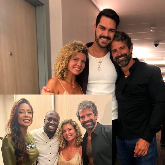 Bárbara Borges e Iran Malfitano atuaram juntos em 'Malhação' há 20 anos