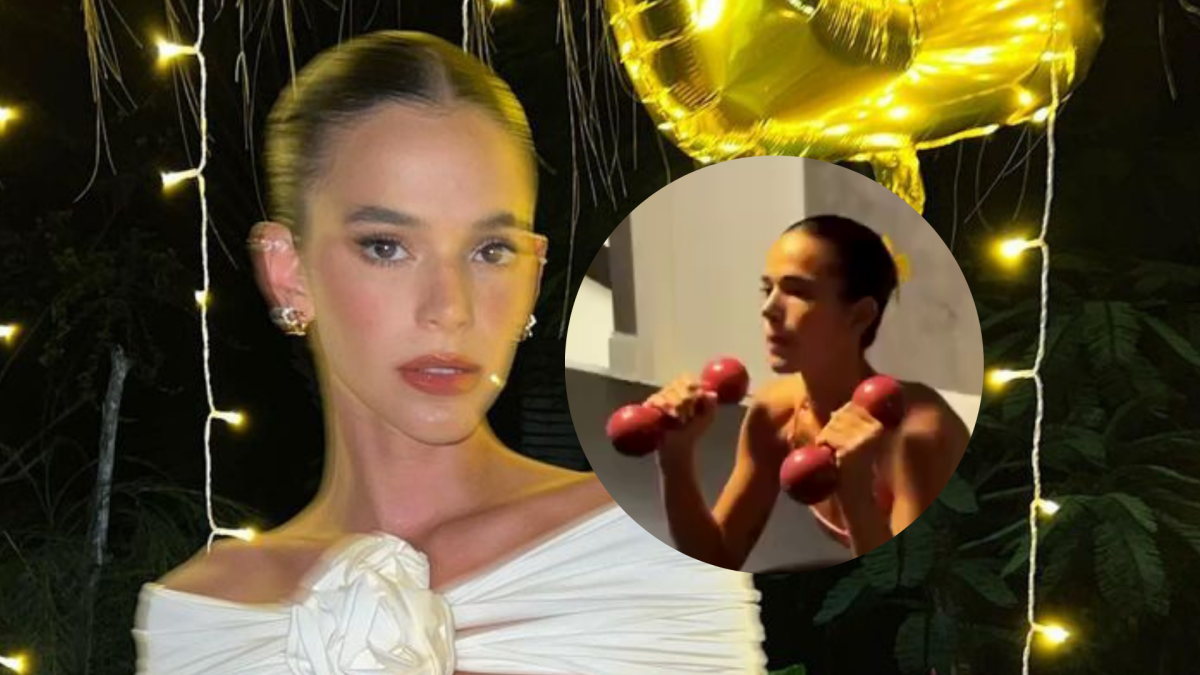 Foto: Bruna Marquezine provou que treino pesado também pode ser