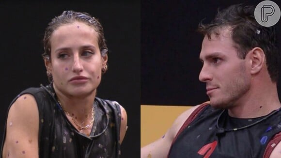 BBB 23: Bruna Griphao e Gustavo se estranharam durante a prova de imunidade após a atriz celebrar a eliminação do adversário