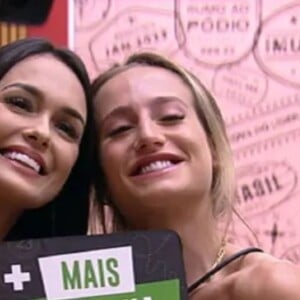 BBB 23: Dupla Larissa e Bruna Griphao ganham placa de 'mais sintonia' no Jogo da Discórdia