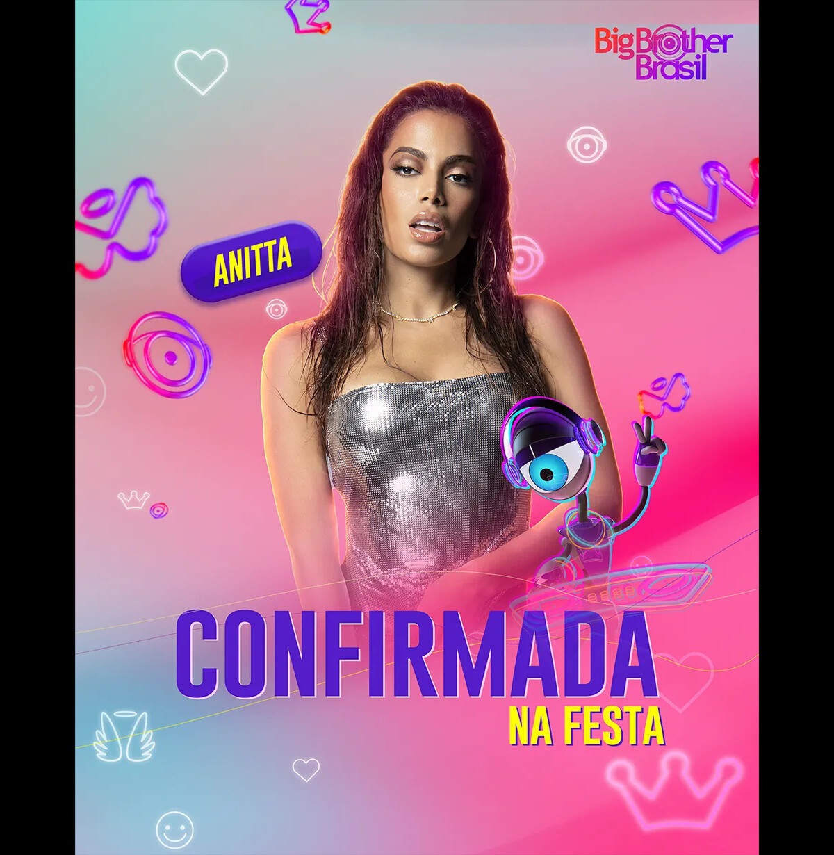 Anitta agitou a primeira festa de Rexona no BBB - Portal Jaciara Barros