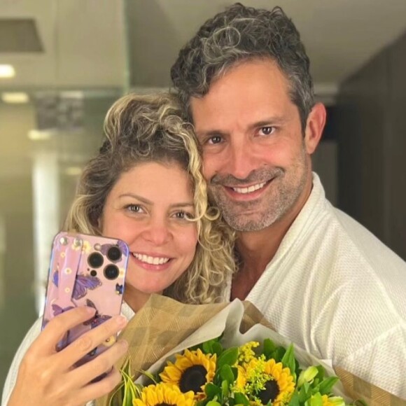 Bárbara Borges e Iran Malfitano: pintou um clima entre os dois durante jantar na casa de Shay