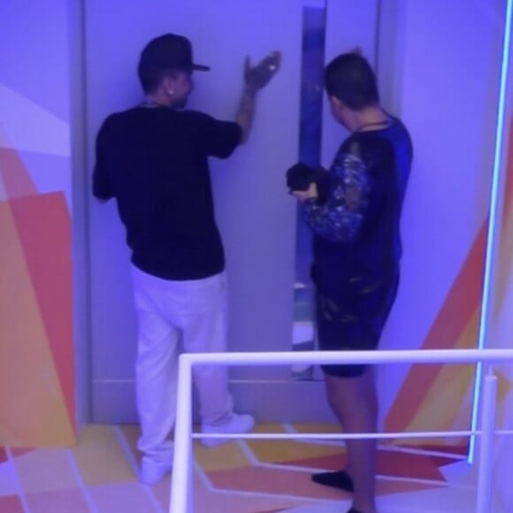 BBB 23: MC Guimê e Bruno Gaga subiram para o Quarto do Líder depois de curtirem o "pós-festa"