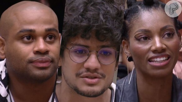 BBB 23: Cezar Black, Gabriel Santana e Tina disputam o terceiro Paredão. Até o momento, a angolana é a mais votada do público para deixar o jogo