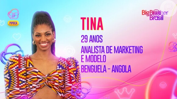 BBB 23: Tina, de 29 anos, é modelo e analista de marketing