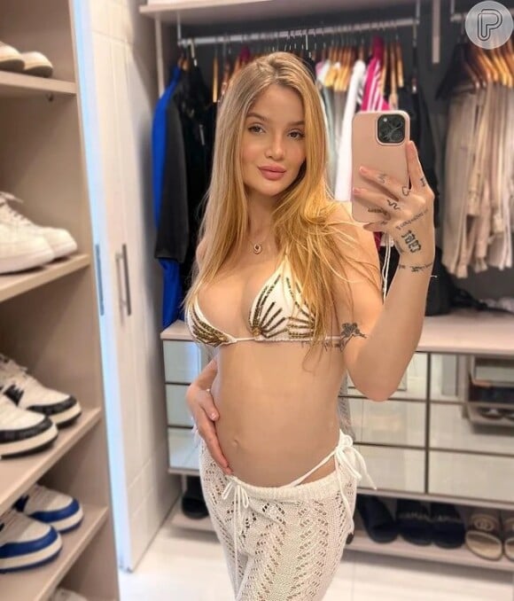 Anna Livya Padilha está grávida pela primeira vez e terá um menino