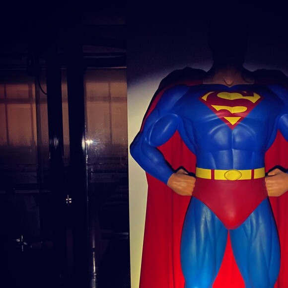Jô Soares tinha uma réplica do Super-Homem na sala de seu apartamento