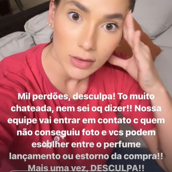 Virgínia Fonseca chegou a oferecer um perfume grátis aos que não conseguiram tirar a foto